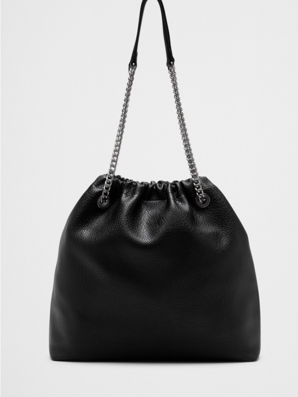 NEW-Chain Gathered Bucket Bag- Banana Republic Factory